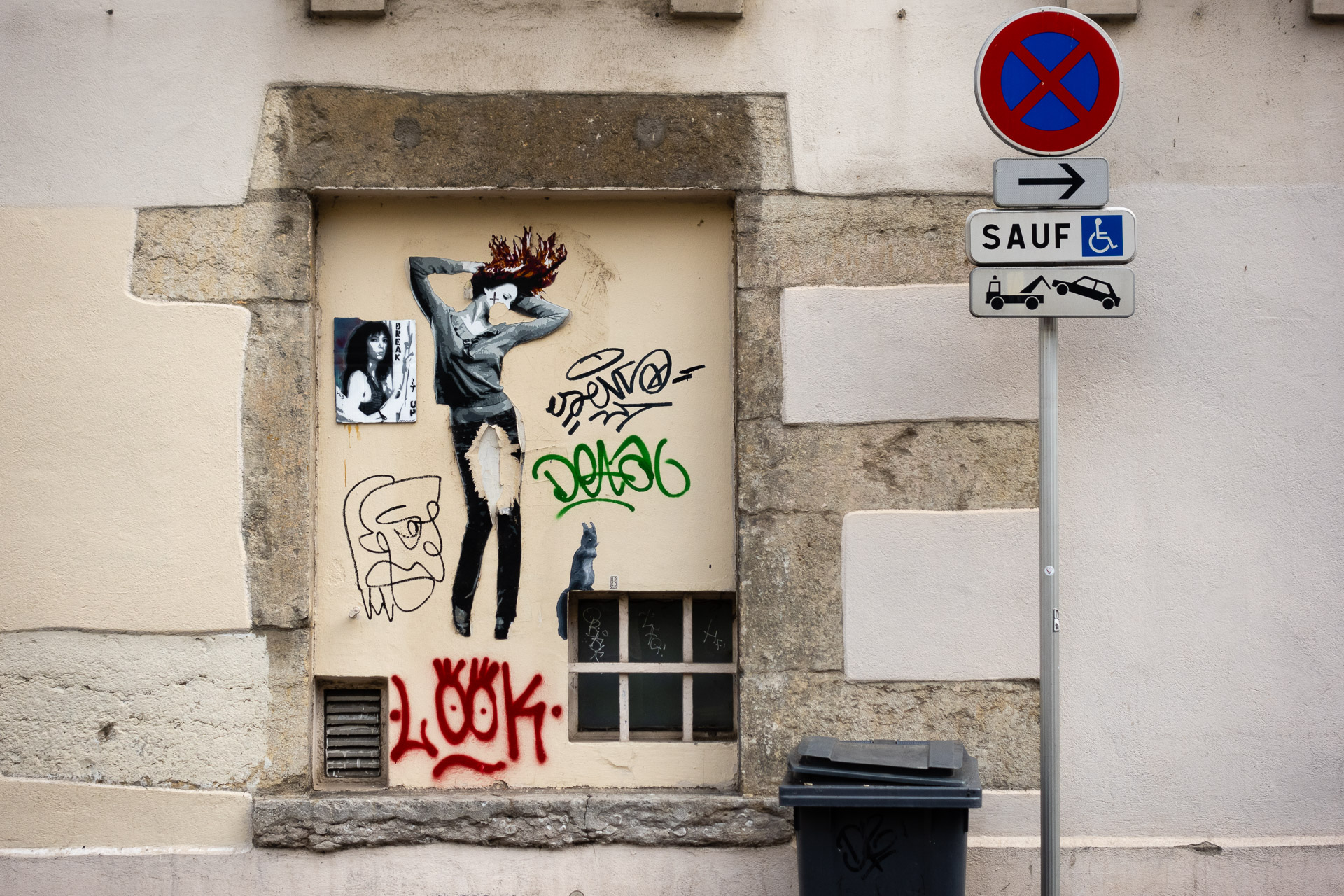 Strassenkunst in Lyon